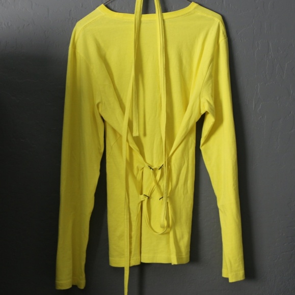 ❌SOLD❌ Hyein Seo FW17 Neon Yellow Corset Tee - Picture 2 of 4